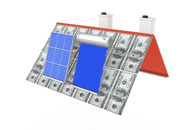 A detailed chart showing the cost breakdown of different renewable energy sources (solar, wind, hydro) over the past decade, illustrating the declining costs due to technological advancements.