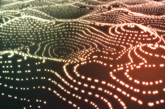 A detailed graphical representation of an AI algorithm optimizing energy flow in a smart grid, with data points and predictive analytics visualized on a digital interface. The image highlights the precision and efficiency of AI in managing complex energy networks.