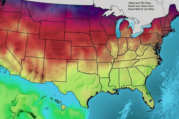 A map of the United States highlighting the areas with the highest geothermal potential, illustrating the geographic distribution of geothermal resources.