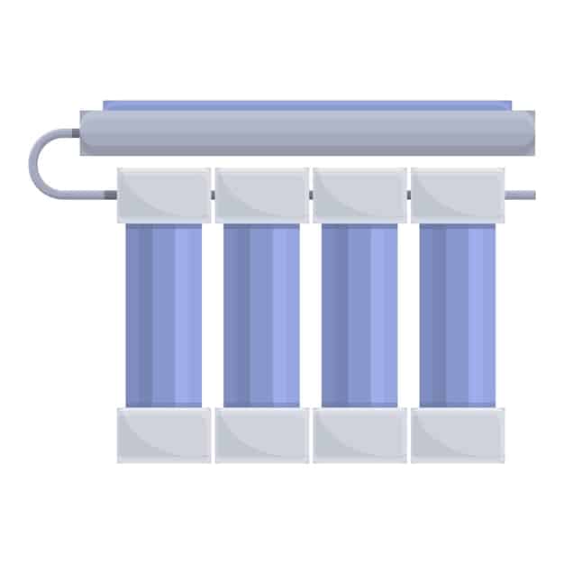 A detailed diagram of an Oscillating Water Column (OWC) wave energy converter. The diagram shows the OWC structure, the water column inside, the air compression chamber, and the turbine connected to a generator. Arrows indicate the movement of water and air within the system.